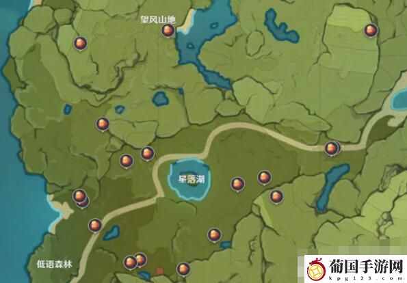 原神2.6百货奇货第二天材料分布图