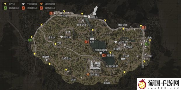 暗区突围物资分布图