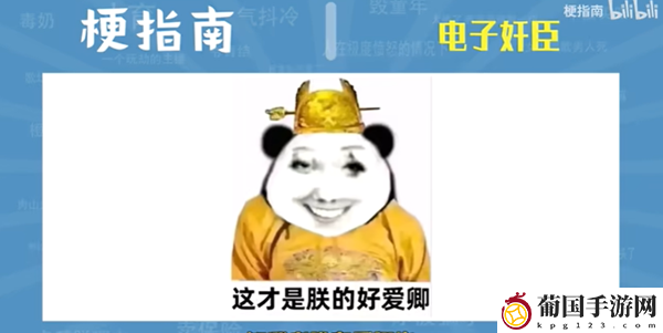 电子奸臣网络用语意思介绍