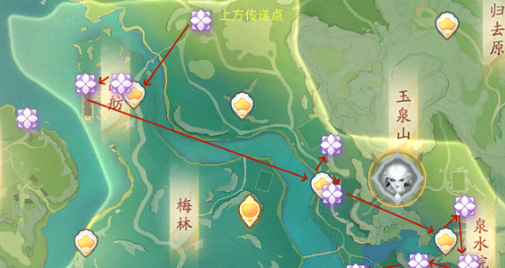 射雕梅坞风华位置一览
