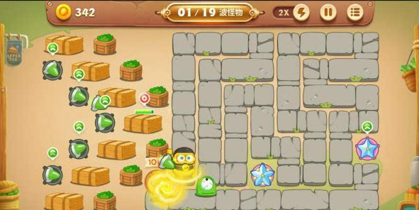保卫萝卜3集市第39关过关攻略