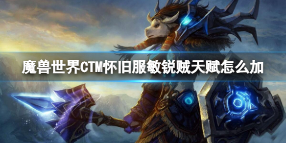 魔兽世界CTM怀旧服敏锐贼加点推荐