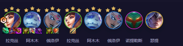 云顶之弈手游双喜拉克丝阵容搭配一览