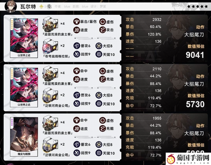 崩坏星穹铁道瓦尔特毕业面板介绍